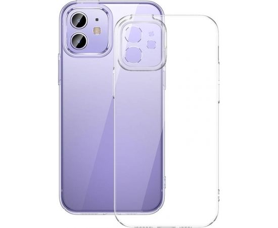 Baseus Crystal Transparent Case and Tempered Glass set for iPhone 12