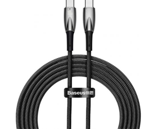 USB-C cable for USB-C Baseus Glimmer Series, 100W, 2m (Black)