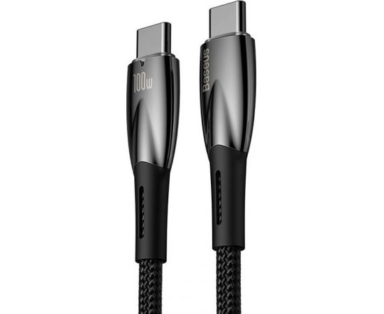 USB-C cable for USB-C Baseus Glimmer Series, 100W, 1m (Black)