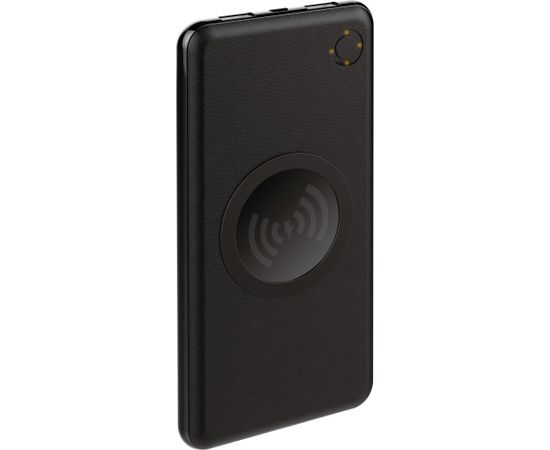 Platinet power bank 10000mAh 2xUSB Wireless QI, black (44572)