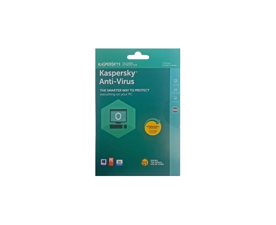 Kaspersky Antivirus Base Pamata licence 1 gads 2 datoriem