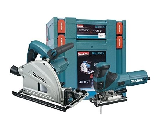 Makita saw set MEU029J - blue / black - dip saw and pendulum jigsaw