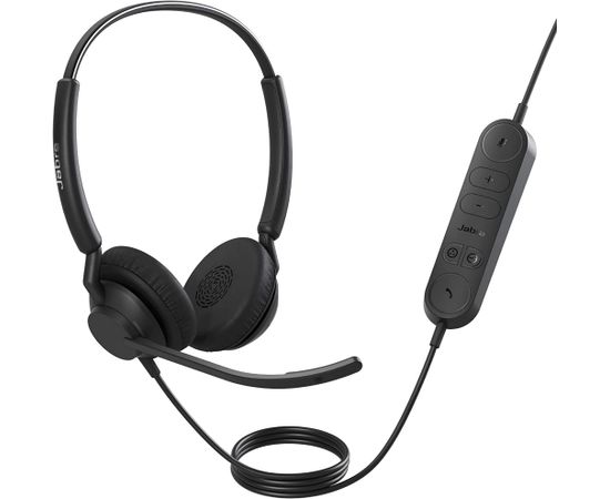 Jabra Engage 40, headset (black, Stereo, UC, USB-A, Inline Link)