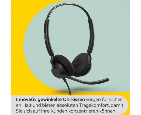 Jabra Engage 40, headset (black, Stereo, UC, USB-A, Inline Link)