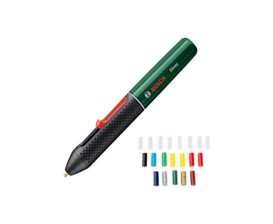 Bosch Cordless hot glue stick Gluey Evergreen, hot glue gun (green/black, incl. 20 glue sticks)