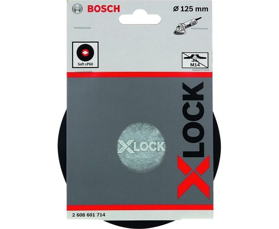 Bosch X-LOCK backing pad soft, O 125mm, sanding pad
