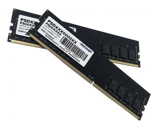 Patriot DDR4 -  16 GB -3200 - CL - 22 - Dual Kit, Signature Line (black, PSD416G3200K)