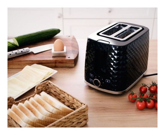 TO280C ELDOM Toaster TOSTI, bun rack, defrost system, black