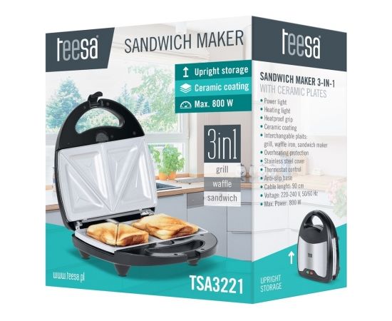 Teesa sandwich maker 3in1 Ceramic pads