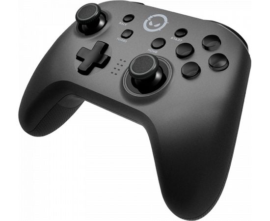LORGAR Gaming controller, Black, BT5.0 Controller with built-in 600mah battery, 1M Type-C charging cable ,6 axis motion sensor support nintendo switch ,android,PC, IOS13, PS3, normal size dongle,black