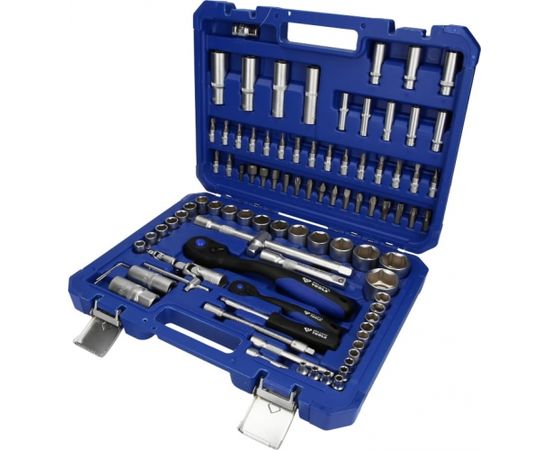 Muciņu komplekts, 94-gab., 1/4", 1/2", Brilliant Tools