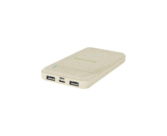 Tellur PD103 Green Power Bank 10000mAh, 2xQC3.0 + PD 18W cream