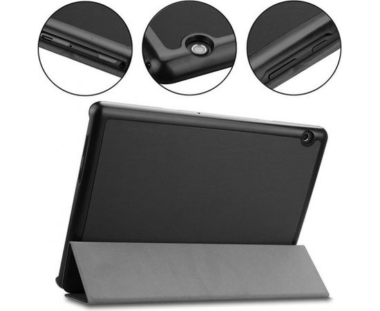 Tactical Book Tri Fold Case for Lenovo Tab M10 Plus 3rd gen. (TB-125|128)  10,6 Black