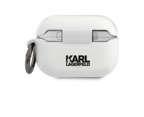 KLACAPSILCHWH Karl Lagerfeld Choupette Head Silicone Case for Airpods Pro White