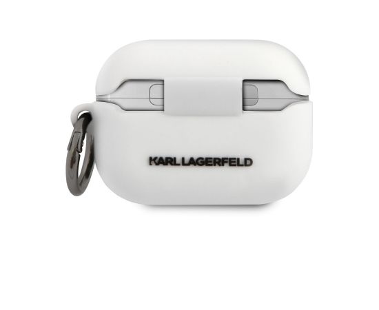 KLACAPSILCHWH Karl Lagerfeld Choupette Head Silicone Case for Airpods Pro White