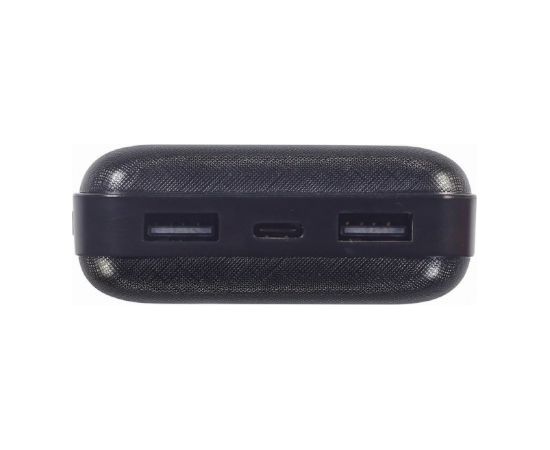 Gembird PB20-02 power bank Lithium Polymer (LiPo) 20000 mAh Black