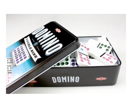 Tactic spēle Domino D9, metāla kastē