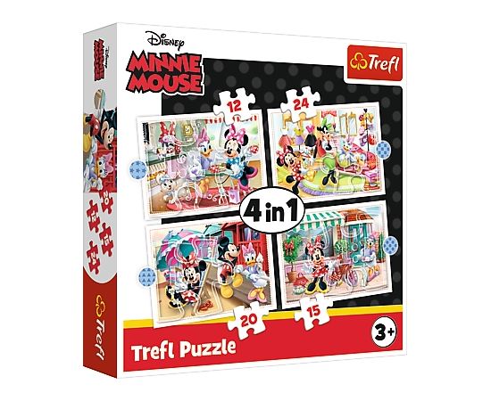 TREFL DISNEY Комплект пазлов 4в1 Минни-Маус