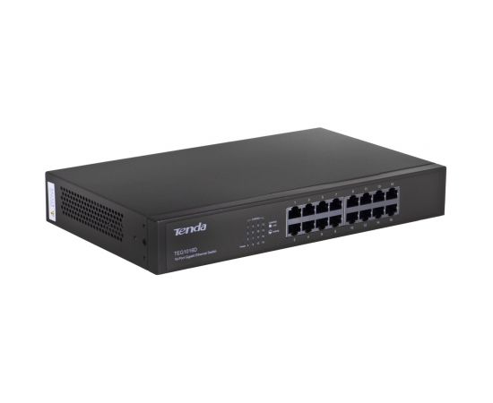 Tenda 16-port Gigabit Ethernet Switch Unmanaged Blue