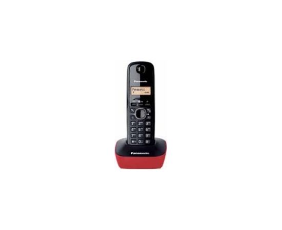 Panasonic KX-TG1611 DECT telephone Black,Red Caller ID