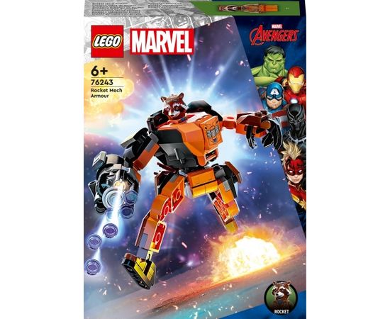LEGO Marvel Mechaniczna zbroja Rocketa (76243)