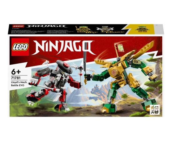LEGO Ninjago Starcie Lloyda z Mechem EVO (71781) Lego Ninjago