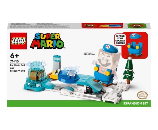 LEGO Super Mario Mario – lodowy strój i kraina lodu – zestaw rozszerzający (71415)