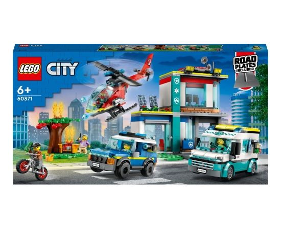 LEGO City Parking dla pojazdów uprzywilejowanych (60371)