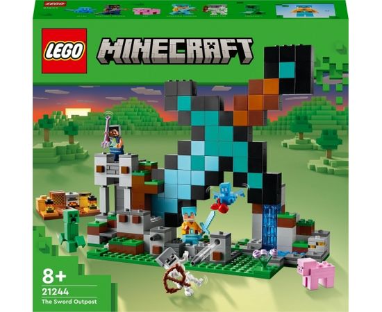LEGO 21244 Minecraft The Sword Outpost Zobenu priekšpostenis Lego Minecraft