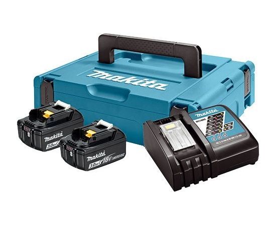 Makita Komplekts MakPack 18V  DC18RC + 2x akumulatorI 3.0Ah BL1830B (197952-5)