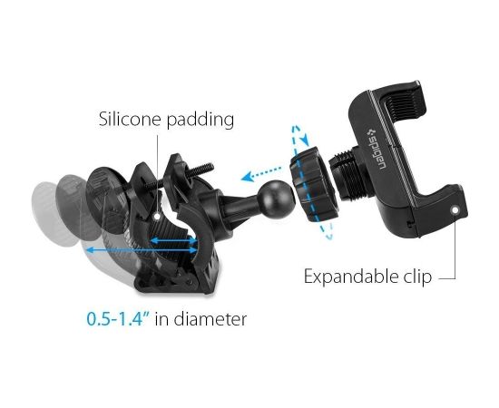 OEM Spigen bike mount A250 black