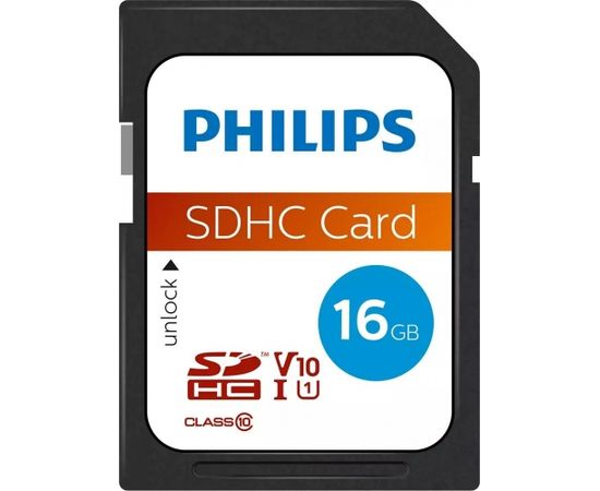 Philips SDHC 16 GB Class 10 UHS-I/U1 V10 (FM16SD45B/00)