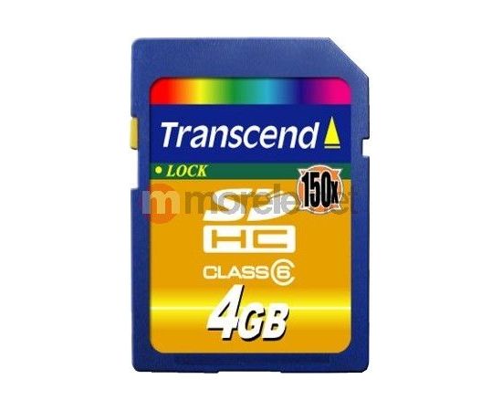 Karta Transcend SDHC 4GB  (TS4GSDHC10)
