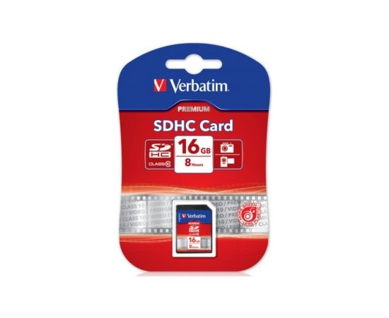 Verbatim Premium SDHC 16 GB Class 10  (43962)