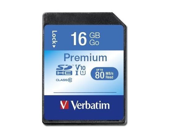 Verbatim Premium SDHC 16 GB Class 10  (43962)