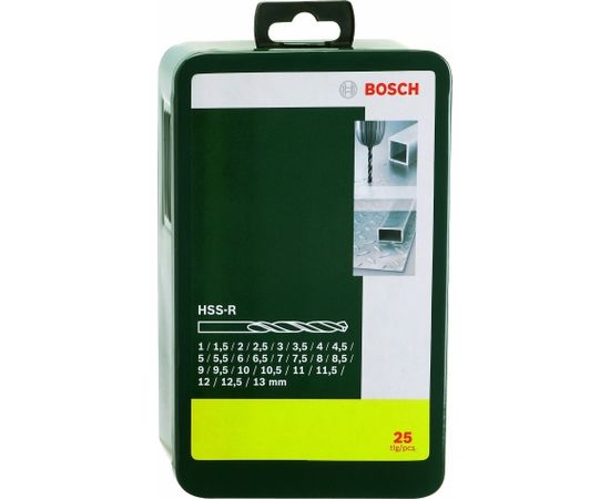 Bosch HSS-R-Metal drill bit - set 25 pieces