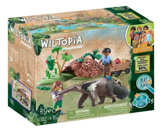 Playmobil 71012 Wiltopia - anteater care, construction toy Playmobil