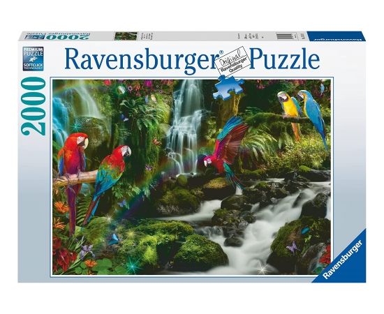 Ravensburger Jigsaw Puzzle, Colorful Parrots in the Jungle (2000 pieces)