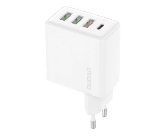 Travel charger Dudao A5HEU 3x USB + USB-C, PD 20W (white)