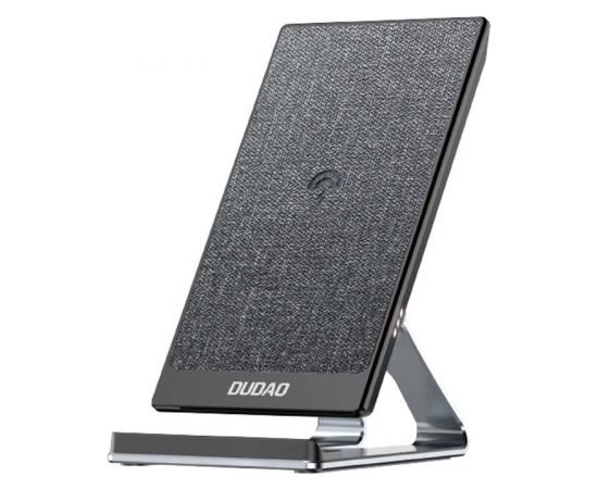 Dudao A10Pro wireless charger with a stand 15W Gray Bezvadu telefona lādētājs