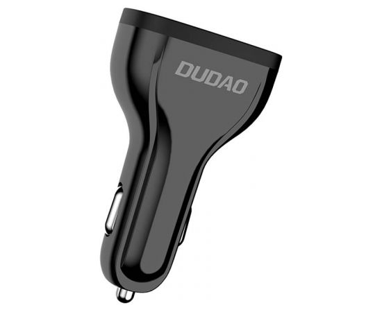 Car charger Dudao R7S 3x USB, QC 3.0, 18W (black) Автомобильные зарядные устройства