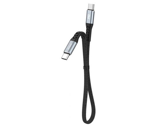 USB-C to USB-C Dudao 100W PD 0.23m cable (black)