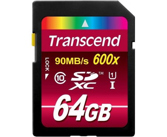 Transcend Ultimate R90/W40 SDXC 64GB, UHS-I, Class 1