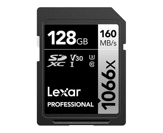 Lexar Professional 1066x SDXC 128 GB Class 10 UHS-I/U3 V30 (LSD1066128G­BNNNG)
