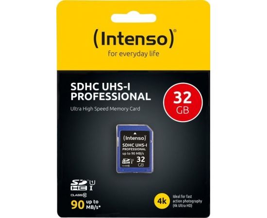 Intenso Professional SDHC 32 GB Class 10 UHS-I/U1  (3431480)
