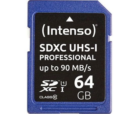 Intenso Professional SDXC 64 GB Class 10 UHS-I/U1  (3431490)