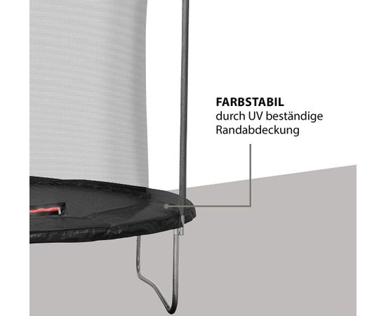 HUDORA First trampoline 400V, fitness device (black, round, 400 cm)