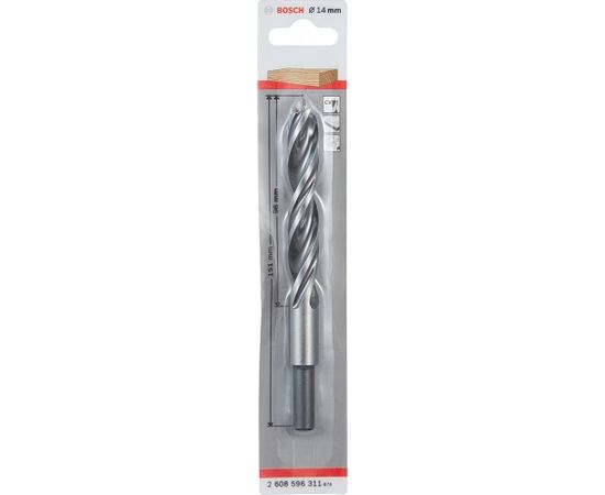 Bosch wood twist drill standard, O 14mm (working length 96mm)