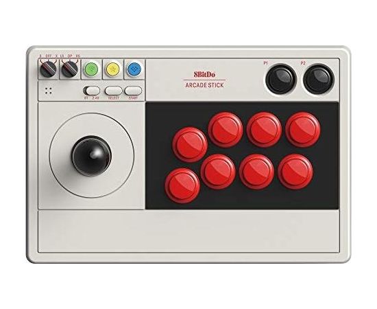 8BitDo Arcade Stick, Joystick (grey)