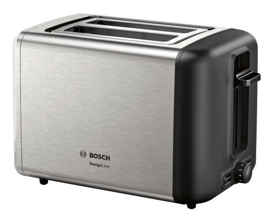 Bosch TAT3P420 toaster 2 slice(s) 970 W Black, Stainless steel